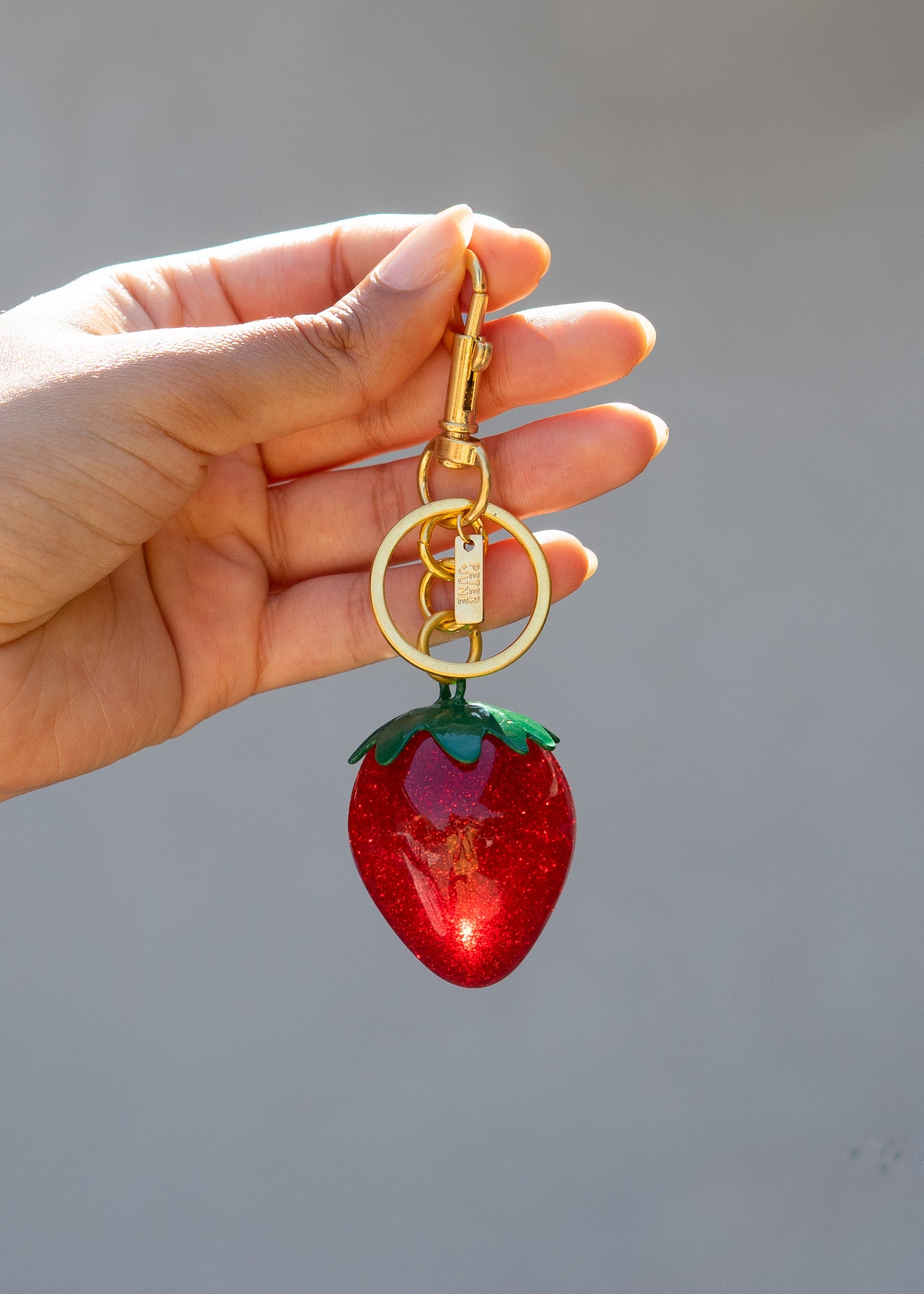 Peter + June - Shortcake Bag Charm - 18K Gold Plated -
