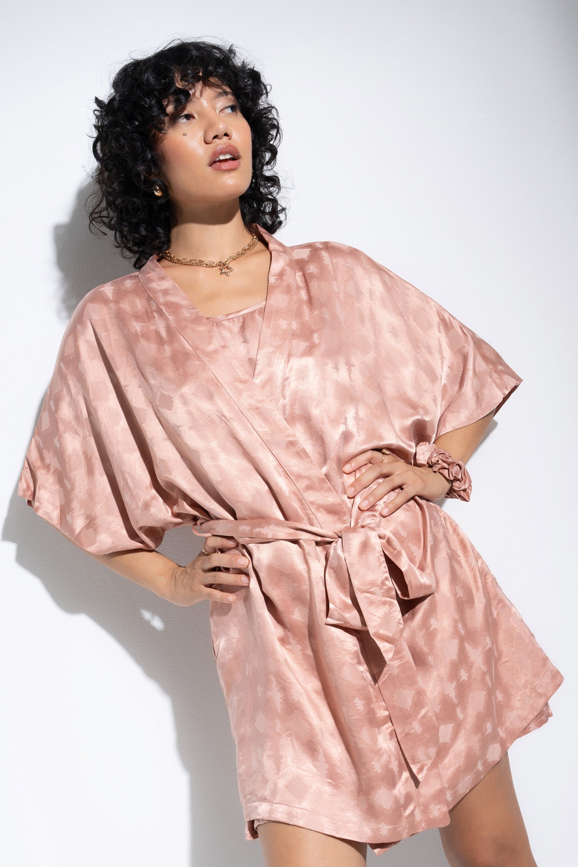 Be Idle - The Short Robe - Mauve -