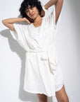 Be Idle - The Short Robe - White -