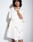 Be Idle - The Short Robe - White -