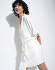 Be Idle - The Short Robe - White -
