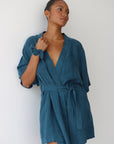 The Short Robe - Teal