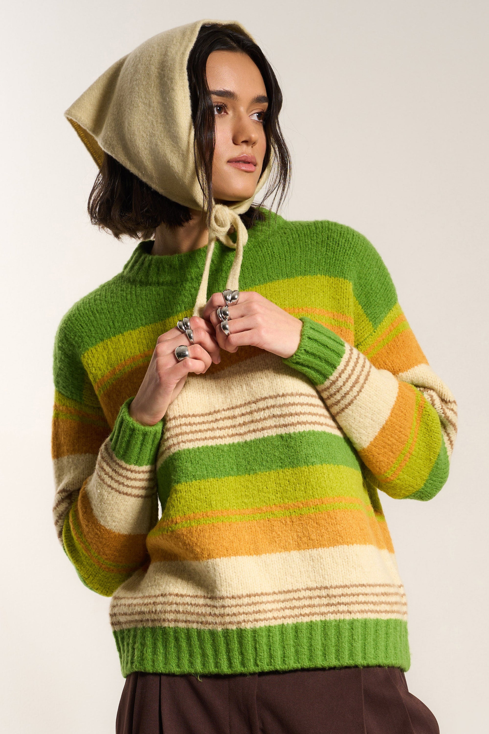 Callahan Knitwear - Sienna Crewneck - Fern -