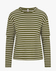 Rat Boi - Skate Long Sleeve - Olive Stripe -