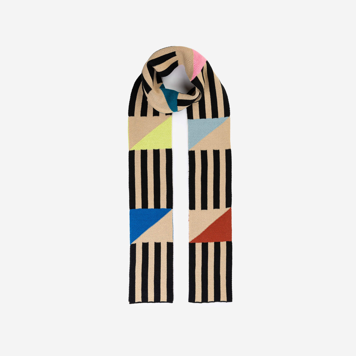 Verloop - Sailboat Skinny Scarf - Black
