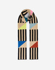 Verloop - Sailboat Skinny Scarf - Black