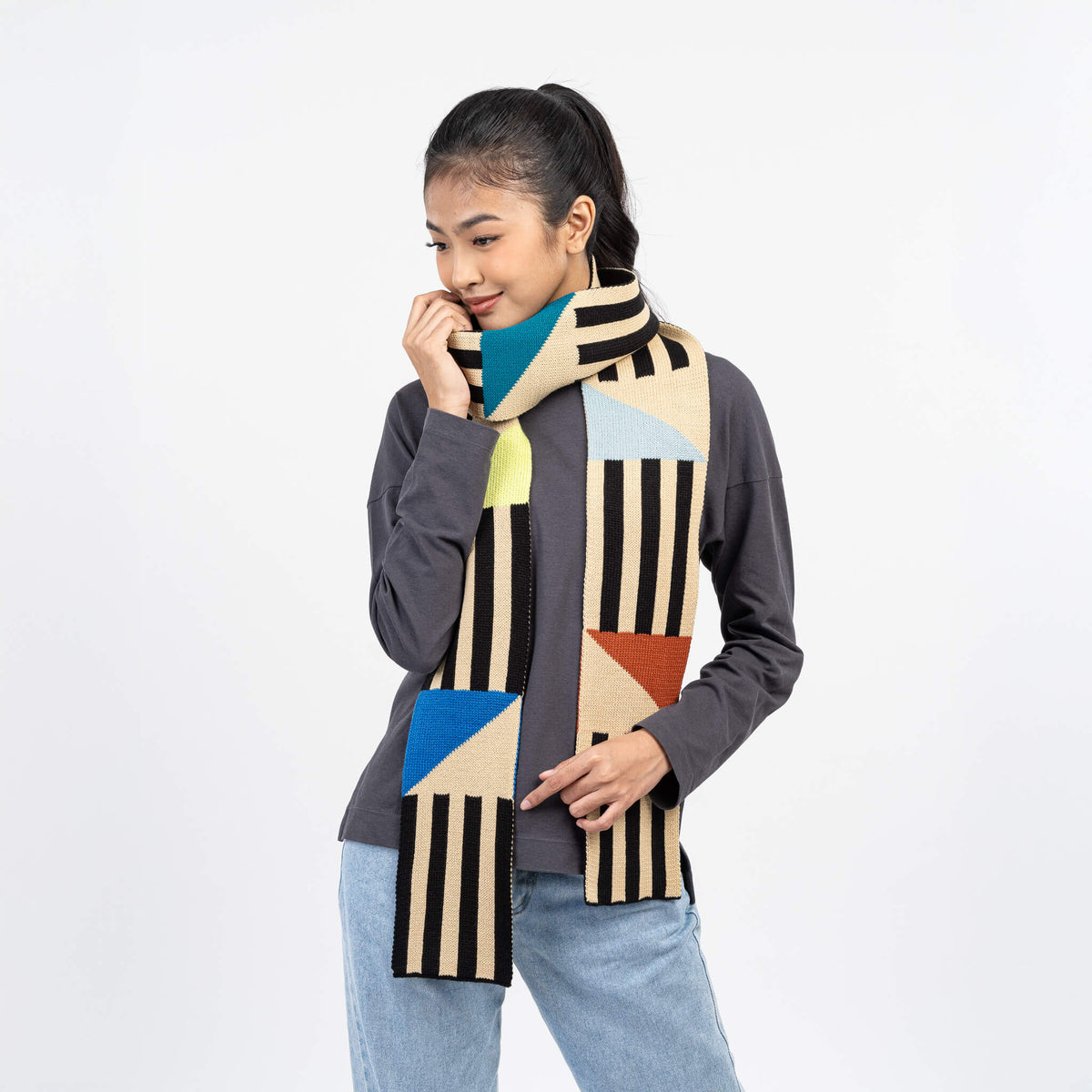 Verloop - Sailboat Skinny Scarf -