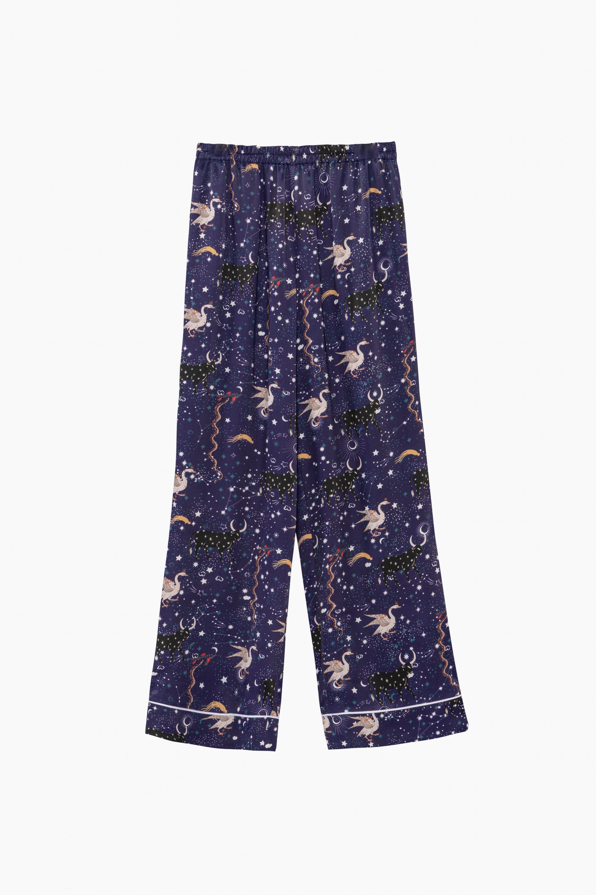 Sleeper - Pastelle Oversized Pants - Navy Mystic Print -