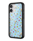 Wildflower iPhone case 17 Madhappy x Peanuts Collab Blue Cute