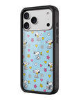Wildflower iPhone case 17 Pro Max Madhappy x Peanuts Collab Blue Cute