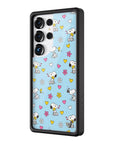 Wildflower Galaxy S25 case Ultra Madhappy x Peanuts Collab Blue Cute
