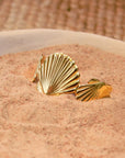 Peter + June - Son of a Beach Cuff - 18K Gold Plated over Stainless Steel -
