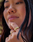 Peter + June - Son of a Beach Ring - 18K Gold Plated -