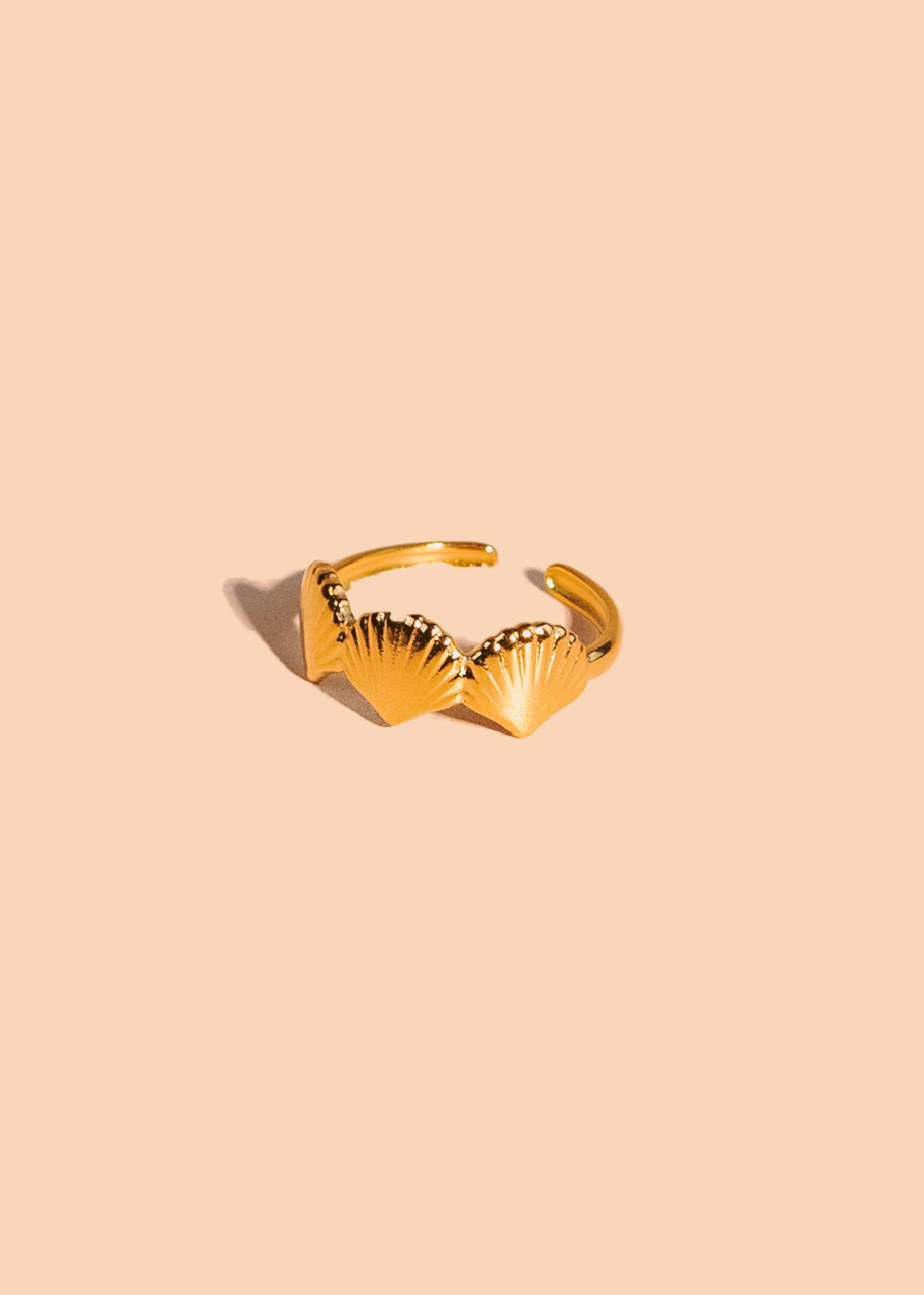 Peter + June - Son of a Beach Ring - 18K Gold Plated -