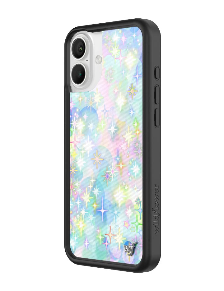 Wildflower iPhone case 16 Plus Sparkle City Stars Cute