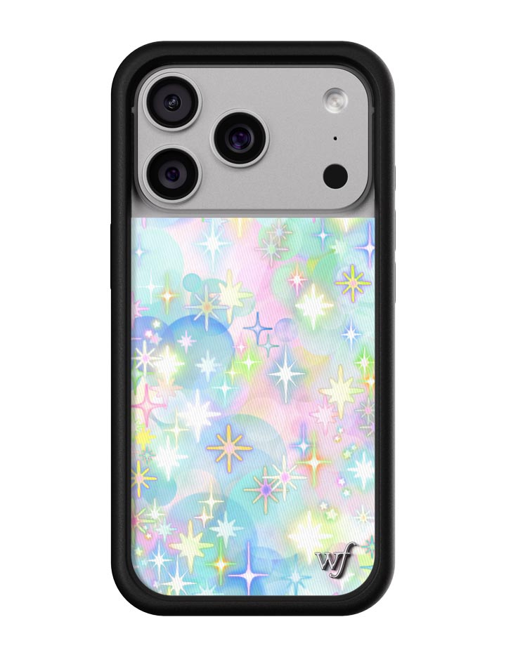 Wildflower iPhone case 17 Pro Sparkle City Stars Cute