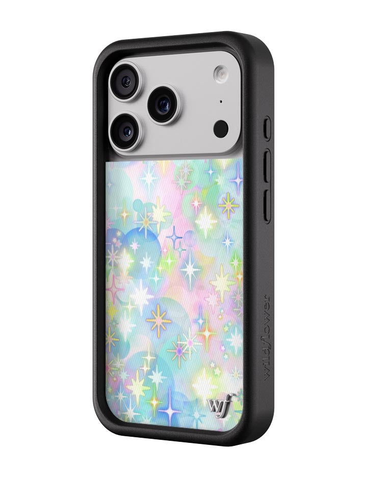 Wildflower iPhone case 17 Pro Sparkle City Stars Cute
