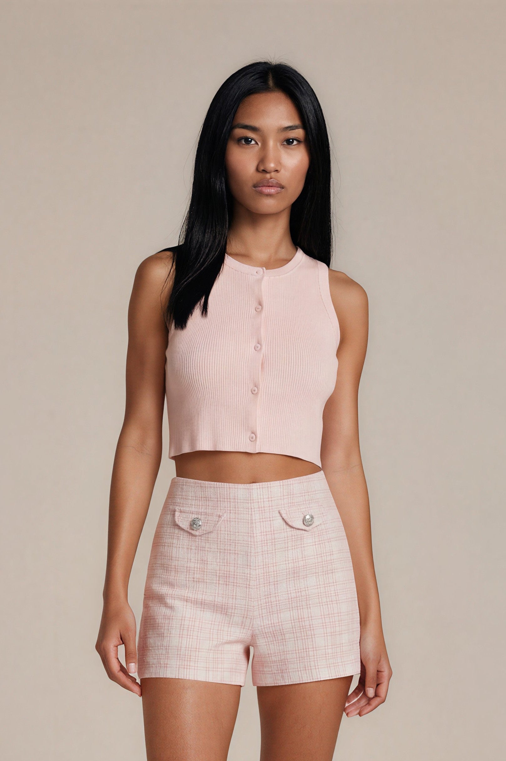 Bellevue - Bobbi Vest - Rose Pink -
