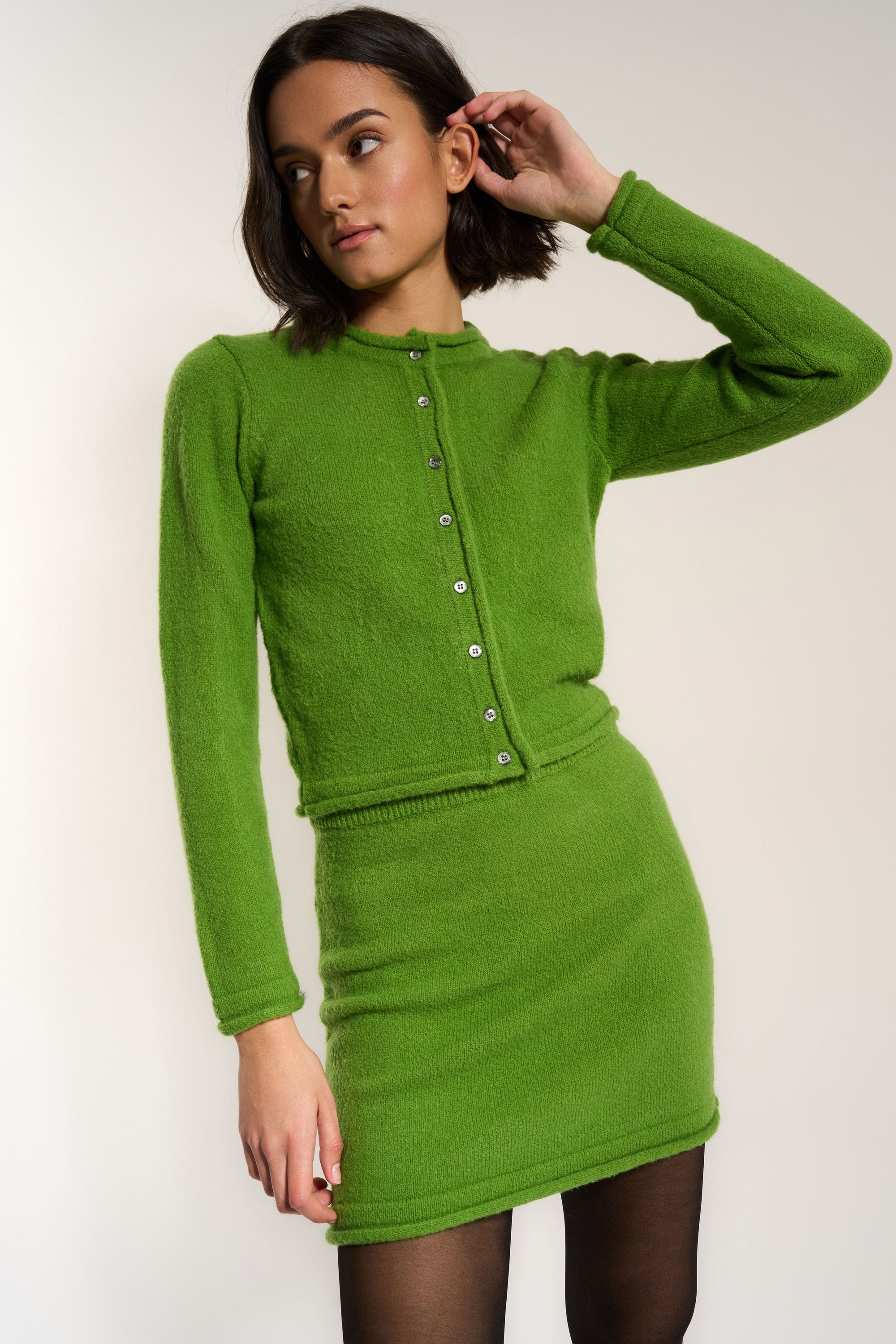 Callahan Knitwear - Steph Mini Skirt - Fern -