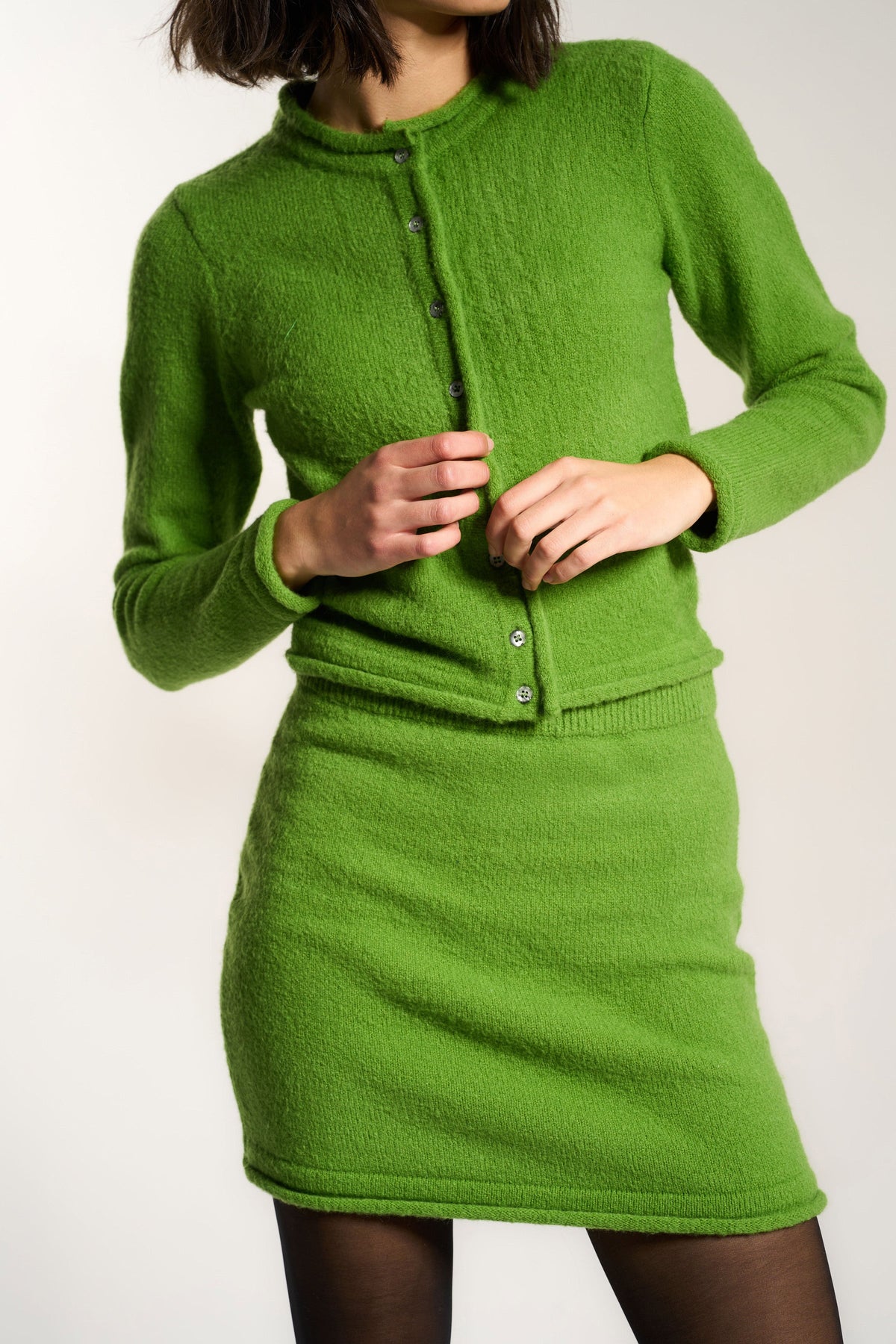 Callahan Knitwear - Steph Mini Skirt - Fern -