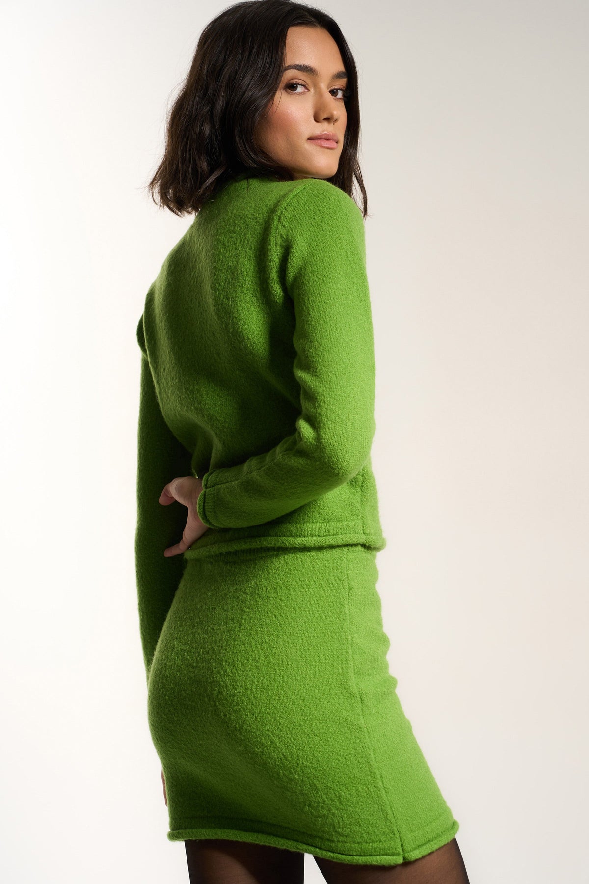 Callahan Knitwear - Steph Mini Skirt - Fern -