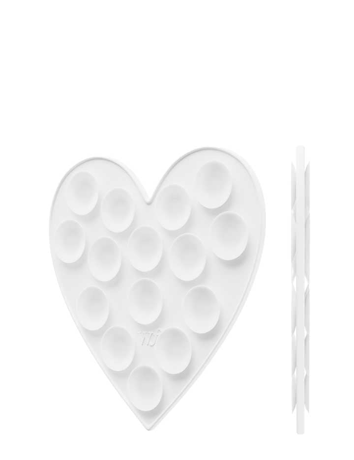 Wildflower White Heart Stickeez