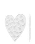 Wildflower White Heart Stickeez