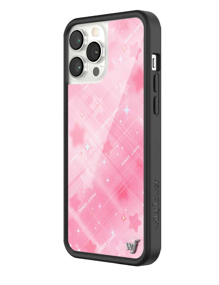 Wildflower iPhone case 13 Pro Max Sandy Liang Starry Plaid Pink Collab Cute