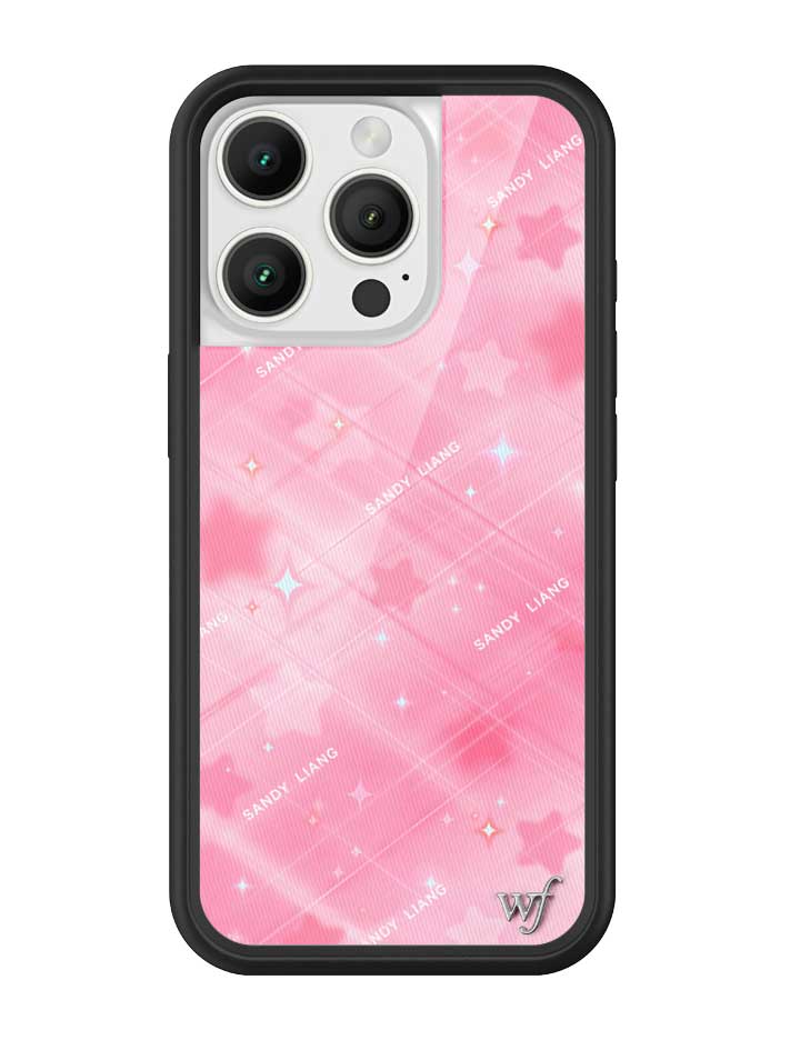 Wildflower iPhone case 16 Pro Sandy Liang Starry Plaid Pink Collab Cute
