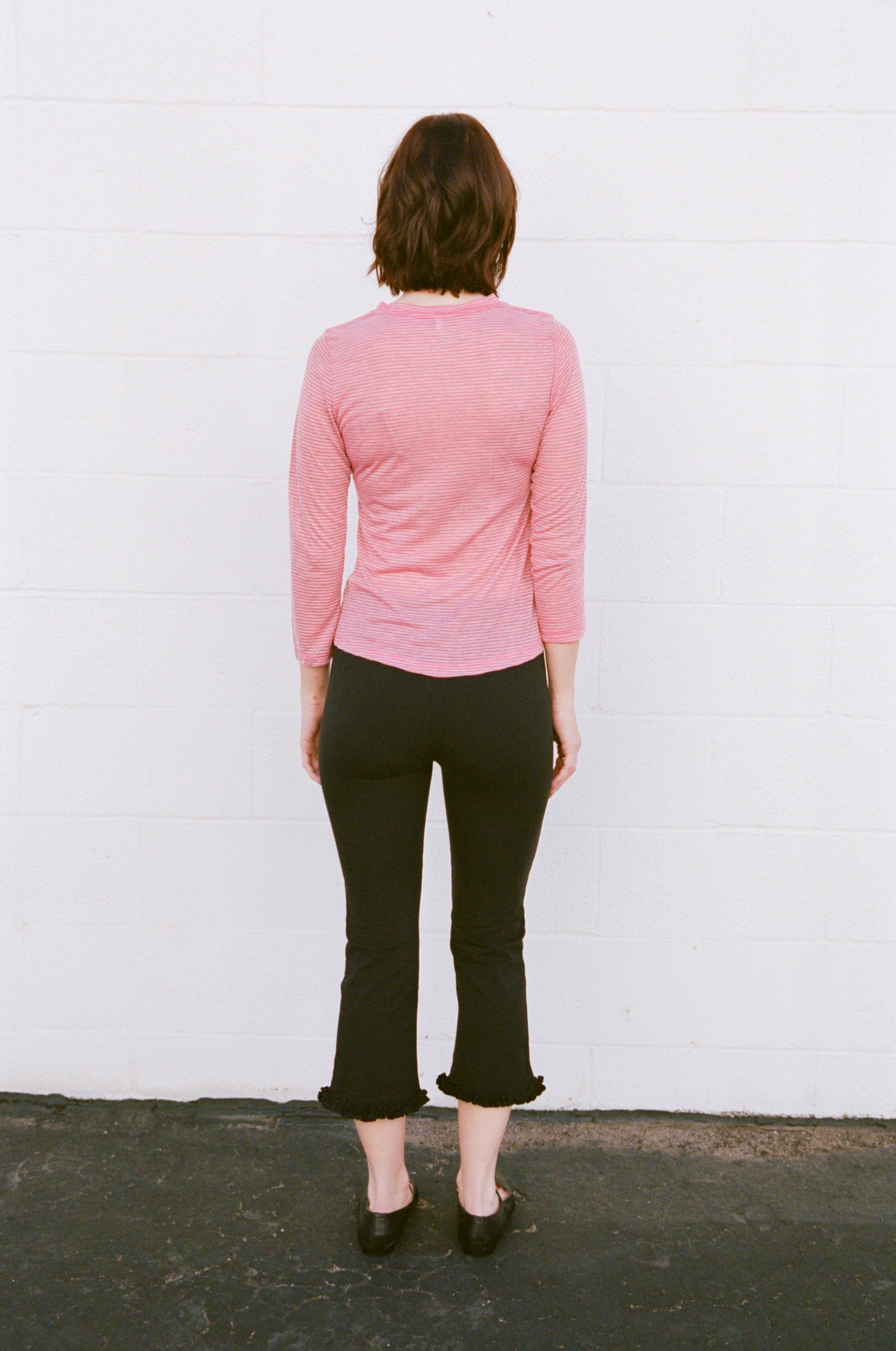 Rat Boi - 3/4 Sleeve Top - Lychee -