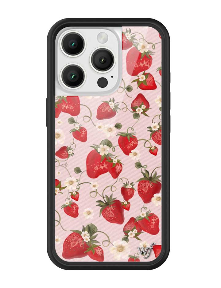 Wildflower Strawberry Fields iPhone 16 Pro Case