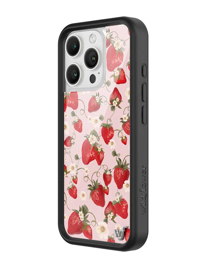 Wildflower Strawberry Fields iPhone 16 Pro Case