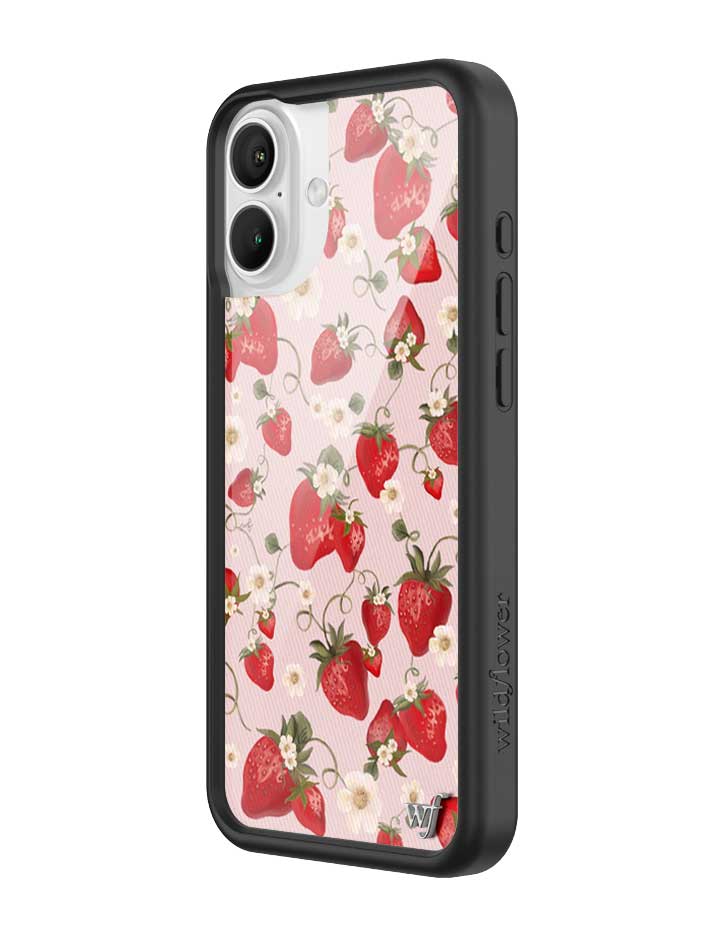 Wildflower Strawberry Fields iPhone 16 Plus Case