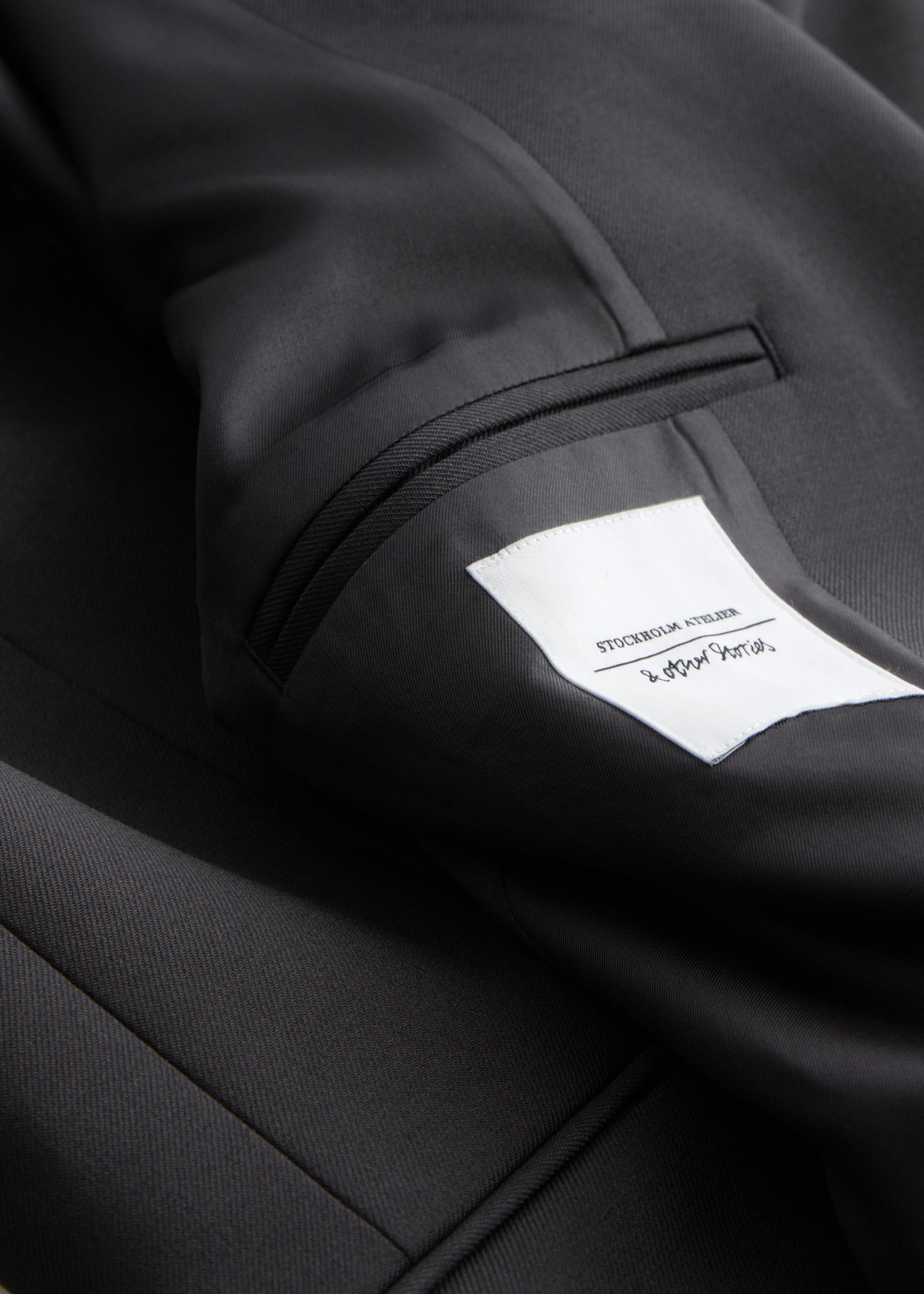 & Other Stories - Nadin Wool Blazer - Black -