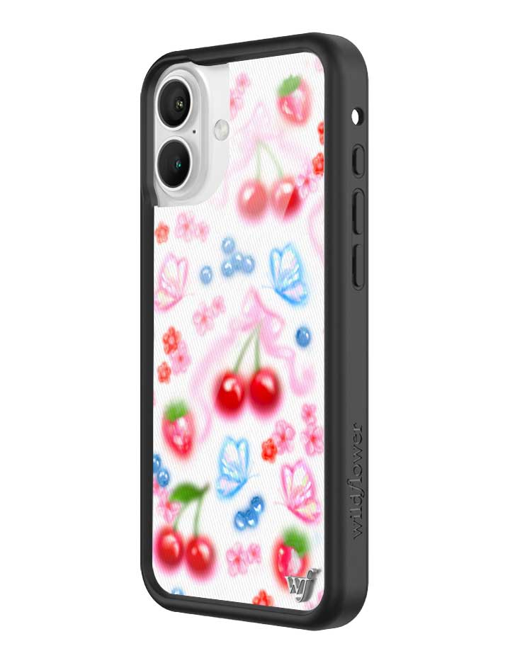 Wildflower Sweet Cherries iPhone 16 Plus Case