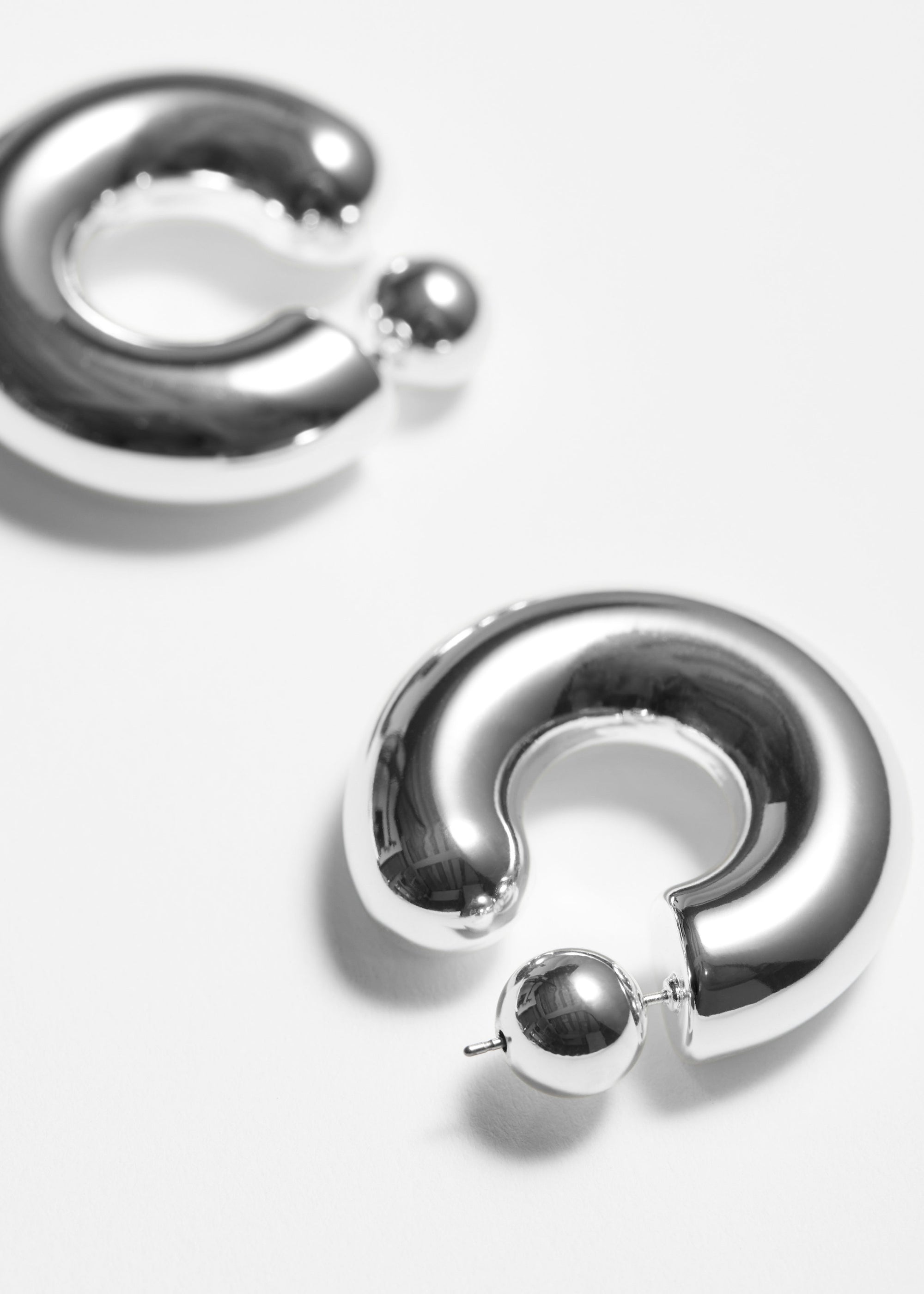 & Other Stories - Jeff Mid Hoops - Silver -