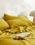 ettitude - Linen+ Bamboo Pillowcase Set - Honey