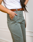 Loup - James Straight-Leg Work Pant - Sage -