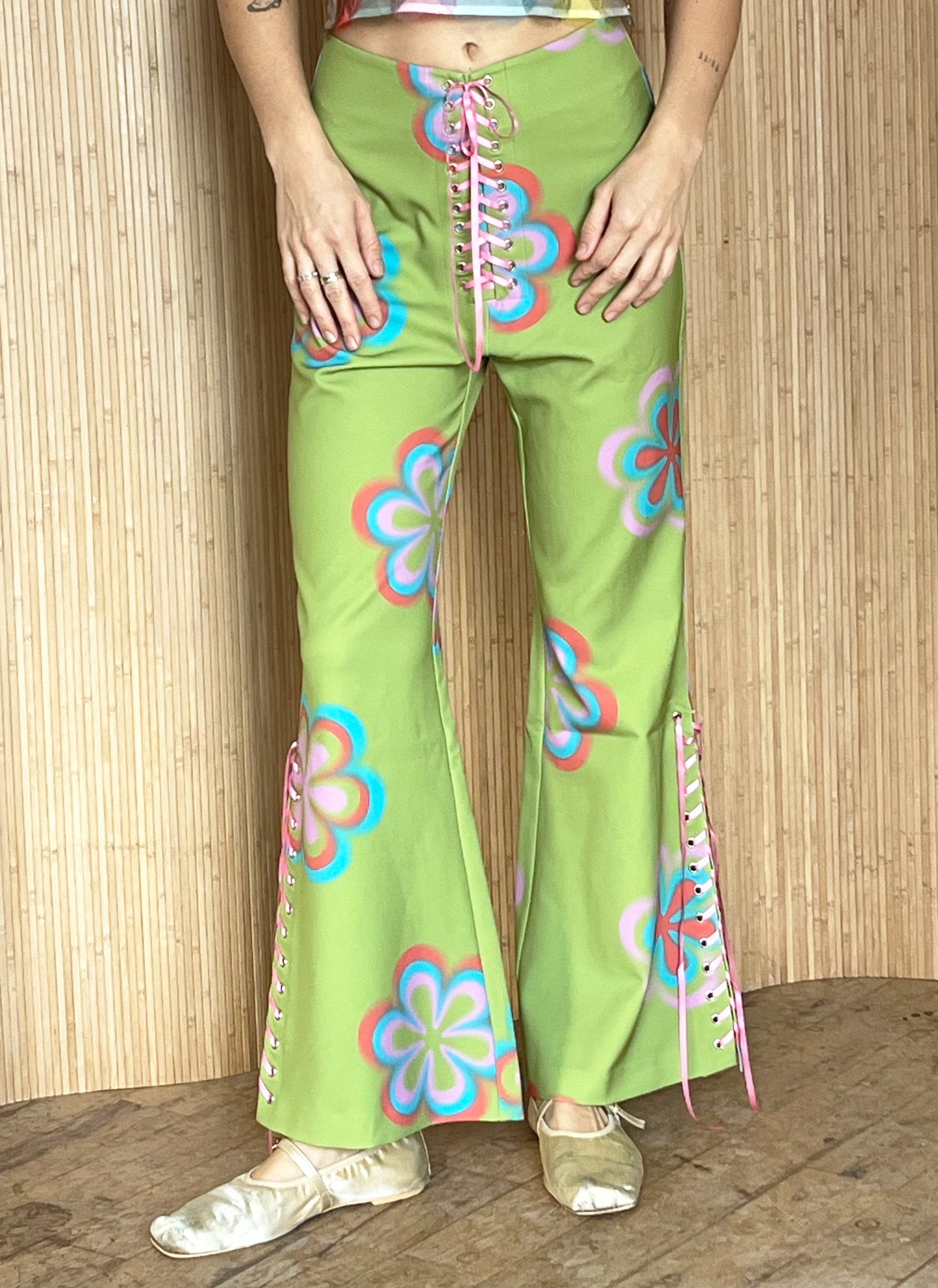 Tyler McGillivary - Samara Pant - Olive Hazy Flower -