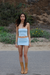 Campbell & Kramer - Rowena Strapless Top - Powder Blue -