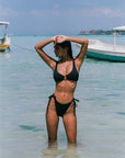 Serei Swim - Devi U-Wire Top - Textured Black -