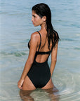 Serei Swim - Amara One-Piece - Textured Black -