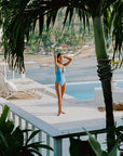 Serei Swim - Bopha One-Piece - Textured Blue -