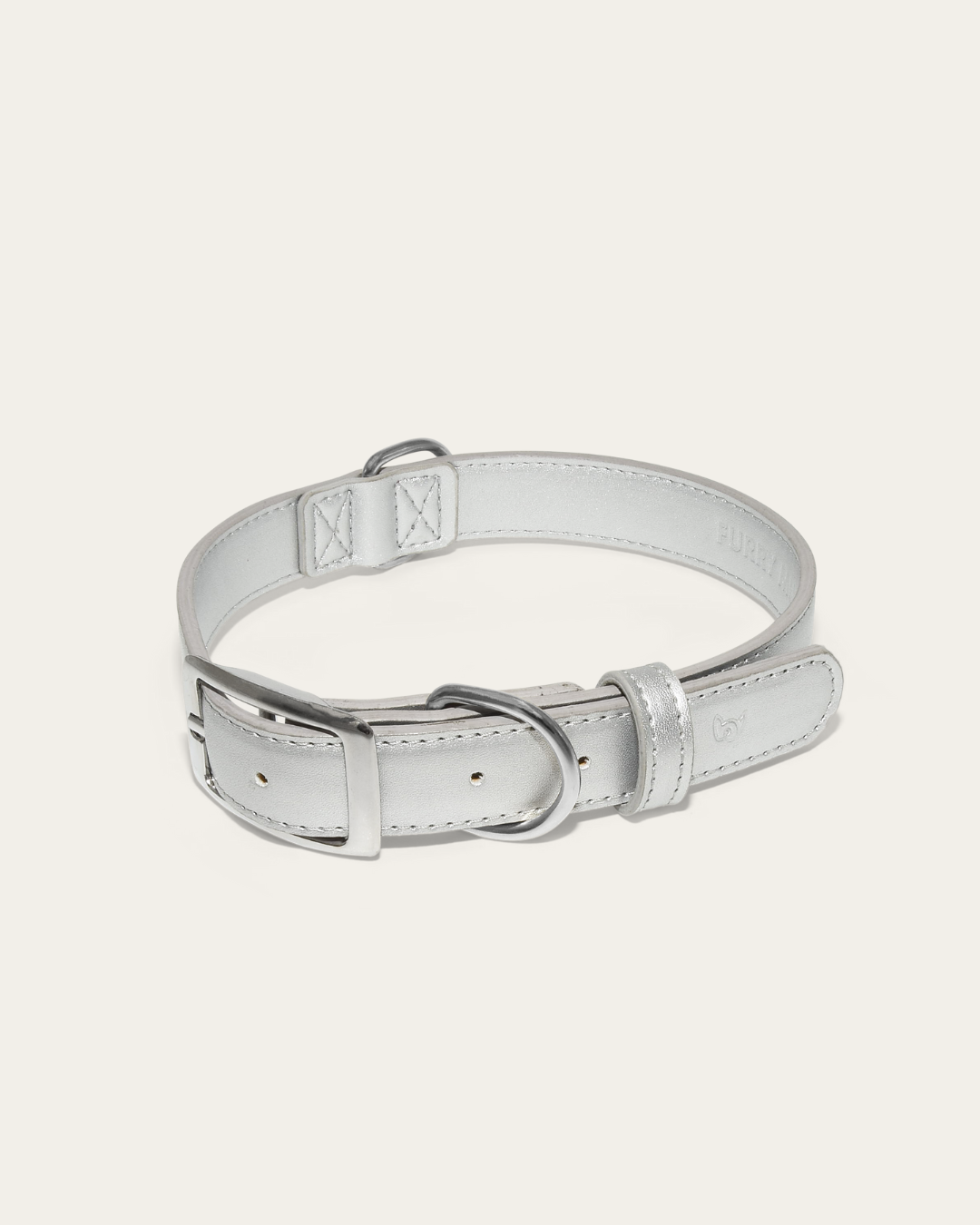 Furry Muse - Shine Metallic Leather Collar -