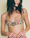 Montce - Sienna Floral Devin Rosa Bikini Top -