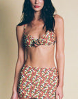 Montce - Sienna Floral Devin Rosa Bikini Top -
