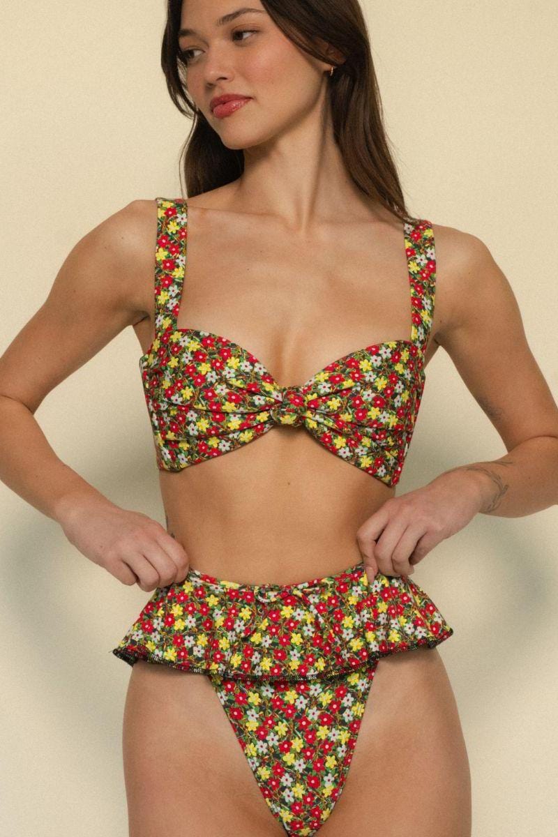 Montce - Sienna Floral Hayden Bikini Top -