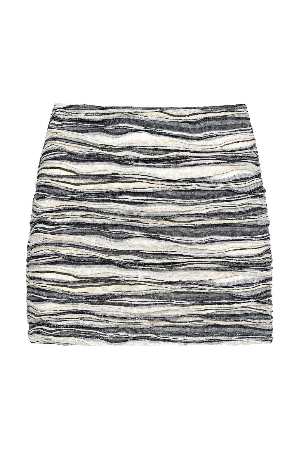 Montce - Slub Knit Micro Skirt -