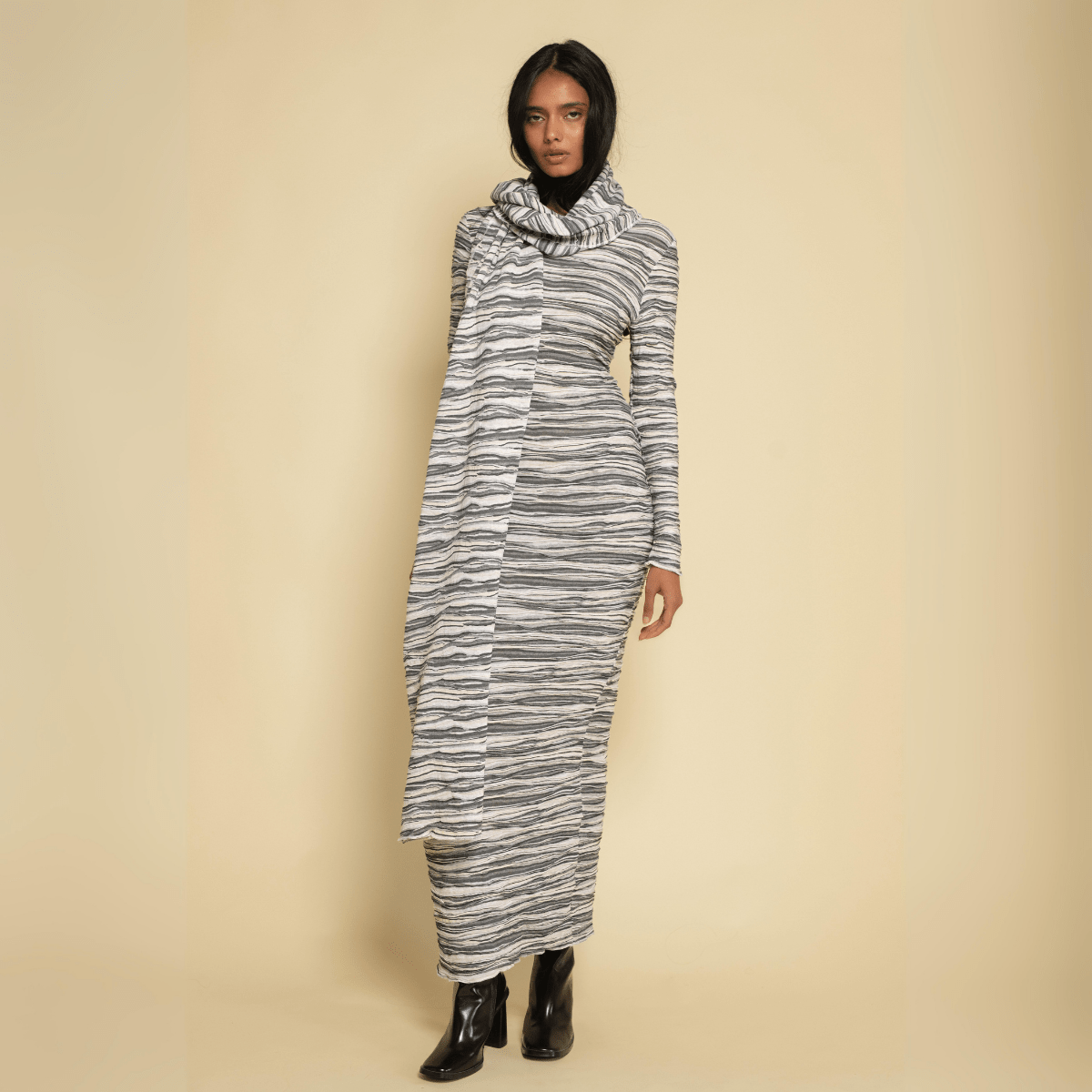 Montce - Slub Knit Winter Scarf -