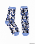 Sock Candy - Casper and Trees Sheer Crew Sock -